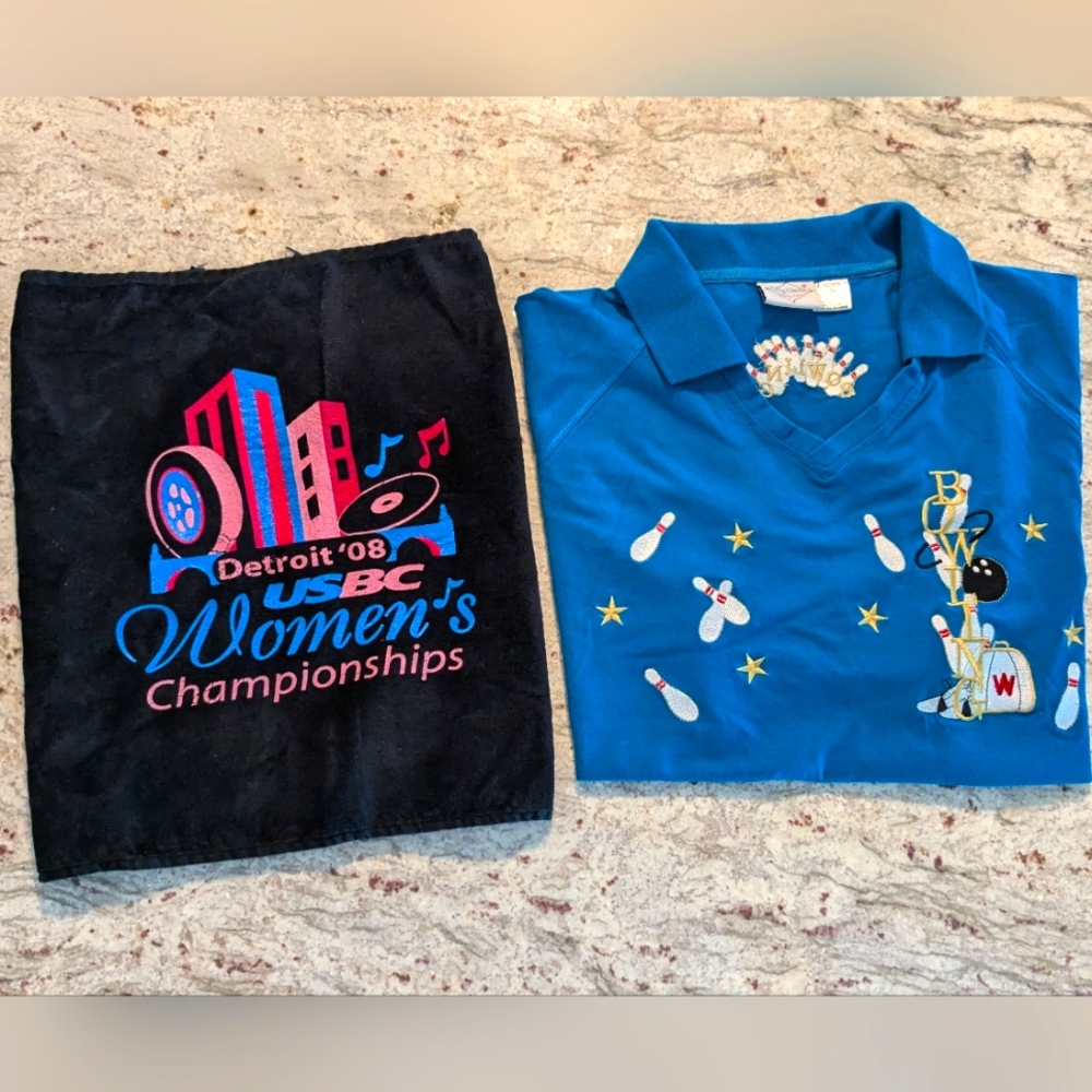 Polo & Towel Detroit USBC United States Bowling Cong. 08' Womens Championships